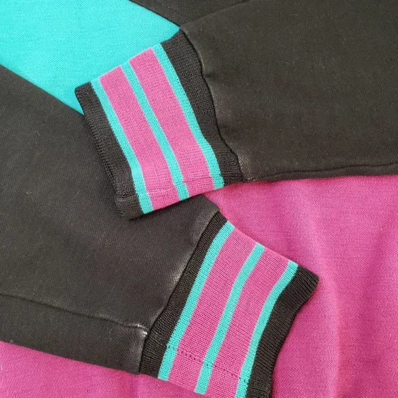 Vintage Puma Cropped Colorblock Sweatshirt - Picture 7 of 7